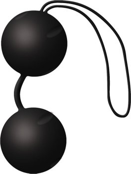Чёрные вагинальные шарики Joyballs Black