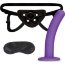 Фиолетовый поясной фаллоимитатор Strap on Harness 5in Dildo Set - 12,25 см.  Цена 10 100 руб. - Фиолетовый поясной фаллоимитатор Strap on Harness 5in Dildo Set - 12,25 см.