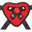 Красный поясной фаллоимитатор Red Heart Strap on Harness 5in Dildo Set - 12,25 см.  Цена 10 100 руб. - Красный поясной фаллоимитатор Red Heart Strap on Harness 5in Dildo Set - 12,25 см.