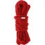 Красная веревка для шибари DELUXE BONDAGE ROPE - 5 м.  Цена 1 497 руб. - Красная веревка для шибари DELUXE BONDAGE ROPE - 5 м.