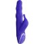 Фиолетовый вибромассажер с клиторальным стимулятором - 19 см.  Цена 9 946 руб. - Фиолетовый вибромассажер с клиторальным стимулятором - 19 см.