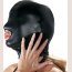Черная эластичная маска на голову с отверстием для рта  Цена 3 731 руб. - Черная эластичная маска на голову с отверстием для рта
