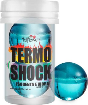 Интимный гель Termo Shock Hot Ball с разогревающе-покалывающим эффектом (2 шарика по 3 гр.)