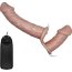Женский телесный страпон с вагинальной вибропробкой Ultra - 17,5 см.  Цена 4 234 руб. - Женский телесный страпон с вагинальной вибропробкой Ultra - 17,5 см.