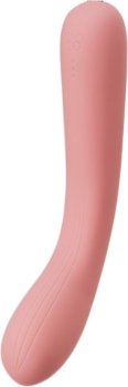 Розовый изогнутый вибратор Iroha Mai Toki - 17,4 см.