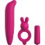 Ярко-розовый вибронабор для пар Couples Vibrating Starter Kit  Цена 4 481 руб. - Ярко-розовый вибронабор для пар Couples Vibrating Starter Kit