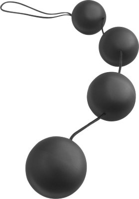 Анальная цепочка из 4 шариков Deluxe Vibro Balls  Цена 4 123 руб. Длина: 44.3 см. Диаметр: 3.2 см. Анальные шарики Deluxe Vibro – шарики для анальной стимуляции с эффектом вибрации, вибрация происходят за счет более тяжелого маленького шарика в большем. Шарики имеют гладкую поверхность. При помощи прочного шнурка массажер можно легко извлечь. Попробуйте эти анальные шарики в деле, и вы ощутите новые эмоции и безумство удовольствия. Введите их со смазкой по одному в анус и насладитесь чувством наполненности и тем, как бьются шарики друг о друга. Страна: Китай. Материал: анодированный пластик (ABS).
