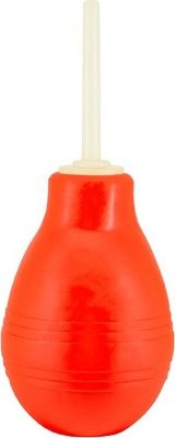 Анальный душ красного цвета  Цена 1 546 руб. Длина: 7 см. Диаметр: 0.8 см. Гигиенический душ ANAL DOUCHE с гладким наконечником, светящимся в темноте. Страна: Китай. Материал: поливинилхлорид (ПВХ, PVC).