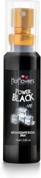Спрей для оральных ласк Power Black с охлаждающим эффектом - 18 мл.
