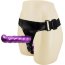 Фиолетовый стапон с двумя насадками - 18 см.  Цена 2 940 руб. - Фиолетовый стапон с двумя насадками - 18 см.