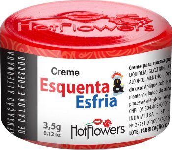 Возбуждающий крем Esquenta Esfria с охлаждающе-разогревающим эффектом - 3,5 гр.