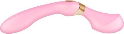 Розовый двусторонний вибростимулятор ZOA - 26,5 см.  Цена 12 677 руб. Длина: 26.5 см. Диаметр: 3.8 см. ZOA предназначен для женщины, которая любит сочетать силу с изысканностью. Его утончённый, уникальный дизайн будет идеально ласкать ваши вагинальные линии, клитор, половые губы и промежность. Благодаря удобной форме, стимулятор легко держать в руке и менять его положение на эрогенных зонах. Десять режимов безумно возбуждающих вибраций помогут вам достичь незабываемого множественного оргазма. ZOA быстро станет вашей любимой игрушкой! Удобная ручка для держания. Эргономичный дизайн для ласкания любой части женского тела 10 режимов и 5 скоростей. Функция travel-lock. Световая индикация при переключении режимов. Указатель зарядки аккумулятора. Штекерная зарядка. 100 % водонепроницаемость (IPX7) Рабочая длина - 12,5 см. Диаметр клиторальной части - 5,4 см. Страна: Китай. Материал: силикон. Батарейки: встроенный аккумулятор.
