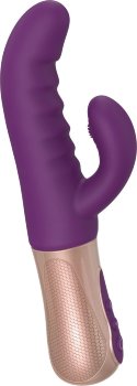 Фиолетовый вибратор-кролик Sassy Bunny - 21 см.