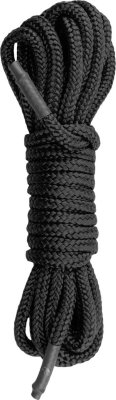 Черная веревка для бондажа Easytoys Bondage Rope - 5 м.  Цена 2 921 руб. Длина: 5 см. Черная веревка для бондажа Easytoys Bondage Rope. Страна: Китай. Материал: нейлон.