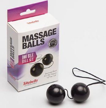 Черные вагинальные шарики Sitabella
