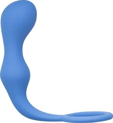 Синее эрекционное кольцо с анальной пробкой Double Pleasure Anal Plug  Цена 1 116 руб. Длина: 18 см. Диаметр: 3.3 см. Усильте сексуальное возбуждение за счет анальной пробки с рукояткой, выполненной в виде эрекционного кольца. Его анатомическая форма придаст дополнительных ощущений во время секса, обеспечив чувство максимальной заполненности, а также поможет получить наслаждение от стимуляции соло. Рабочая длина - 10,5 см. Страна: Россия. Материал: силикон.