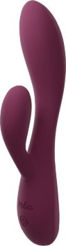 Фиолетовый перезаряжаемый вибратор-кролик Rio - 20 см.