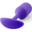 Фиолетовая пробка для ношения B-vibe Snug Plug 2 - 11,4 см.  Цена 11 882 руб. - Фиолетовая пробка для ношения B-vibe Snug Plug 2 - 11,4 см.