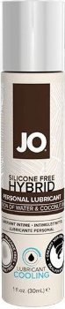 Водно-масляный лубрикант с охлаждающим эффектом JO Silicone free Hybrid Lubricant COOLING - 30 мл.