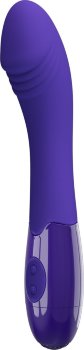 Фиолетовый вибростимулятор Elemetal-Youth - 19,3 см.