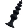 Черная анальная ёлочка Indi - 11,5 см.