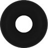 Чёрная анальная пробка с тоннелем №49 Small Hollow Tunnel Butt Plug 3 Inch - 7,7 см.