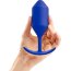 Синяя пробка для ношения Snug Plug 4 - 14,5 см. - Синяя пробка для ношения Snug Plug 4 - 14,5 см.