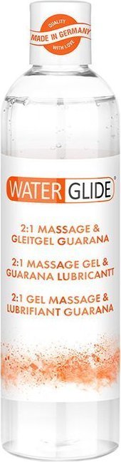 Гель-смазка 2-в-1 MASSAGE LUBRICANT GUARANA - 300 мл.