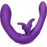 Фиолетовый двусторонний вибратор Together - 35,6 см.