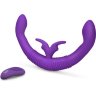 Фиолетовый двусторонний вибратор Together - 35,6 см.