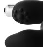 Черный вибромассажер простаты FantASStic Vibrating Prostate Massager - 11,3 см.