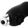 Черный вибромассажер простаты FantASStic Vibrating Prostate Massager - 11,3 см.
