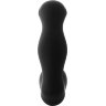 Черный вибромассажер простаты FantASStic Vibrating Prostate Massager - 11,3 см.