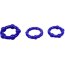 Набор из 3 синих стимулирующих колец Beaded Cock Rings  Цена 539 руб. - Набор из 3 синих стимулирующих колец Beaded Cock Rings