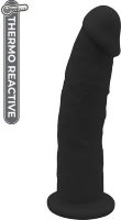 Черный реалистичный фаллоимитатор DILDO 7.5INCH BLACK - 19 см.