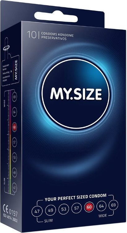 Презервативы MY.SIZE размер 60 - 10 шт.