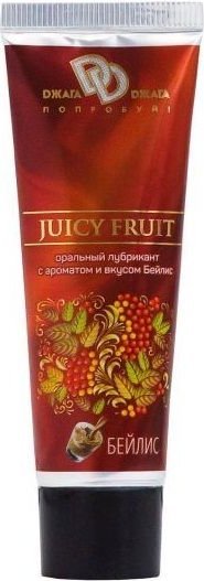 Интимный съедобный лубрикант JUICY FRUIT с ароматом Бейлис - 30 мл.