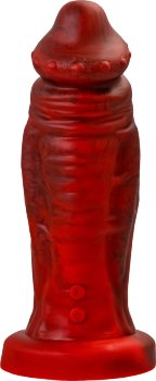 Силиконовый вибратор Monster Saur - 20 см.