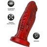 Силиконовый вибратор Monster Saur - 20 см.
