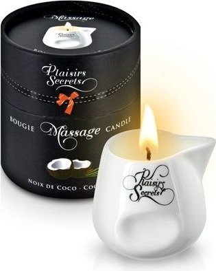 Массажная свеча с ароматом кокоса Bougie de Massage Gourmande Coco - 80 мл. Зажгите свечу, и она превратится в ароматное масло для массажа. В состав масла входят ароматные композиции, созданные французскими парфюмерами. Керамическая баночка наилучшим способом сохраняет ароматы, защищая от посторонних запахов, а удобный носик упрощает использование.Содержит 80 мл. массажного масла. Упаковано в подарочную коробку. Сделано во Франции. Страна: Франция. Объем: 80 мл.
