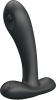 Черный массажер простаты с волновой стимуляцией Remington - 11 см.
