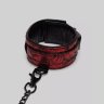 Красно-черные оковы Reversible Faux Leather Ankle Cuffs