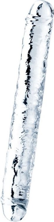 Прозрачный двусторонний фаллоимитатор Flawless Clear Double Dildo - 30 см.