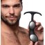 Черный массажер простаты с утяжелителями Premium Silicone Weighted Prostate Plug Large - 18,8 см. - Черный массажер простаты с утяжелителями Premium Silicone Weighted Prostate Plug Large - 18,8 см.