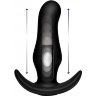 Черная анальная вибропробка Kinetic Thumping 7X Prostate Anal Plug - 13,3 см.