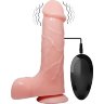Телесный вибратор-реалистик Barbara - 21 см.