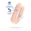 Телесный анально-вагинальный вибратор RealStick Silicone Jason M - 18 см. - Телесный анально-вагинальный вибратор RealStick Silicone Jason M - 18 см.