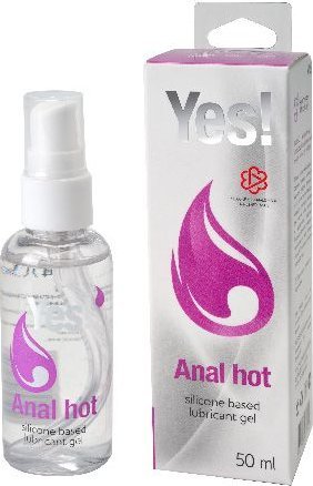 Согревающая силиконовая гель-смазка Yes Anal hot - 50 мл.