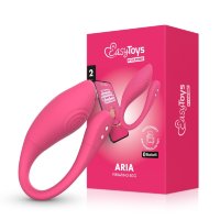 Розовое интерактивное виброяйцо Aria