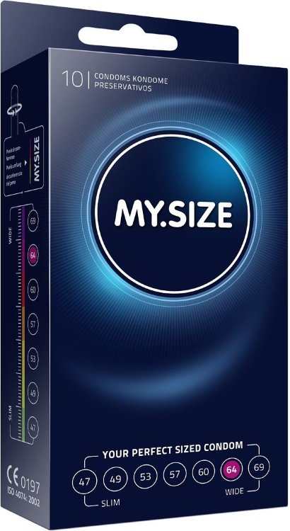 Презервативы MY.SIZE размер 64 - 10 шт.